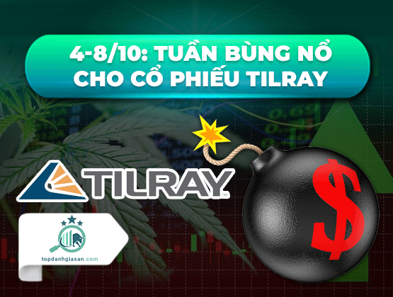 4-8/10: Tuần bùng nổ cho cổ phiếu cần sa đặc biệt là Tilray