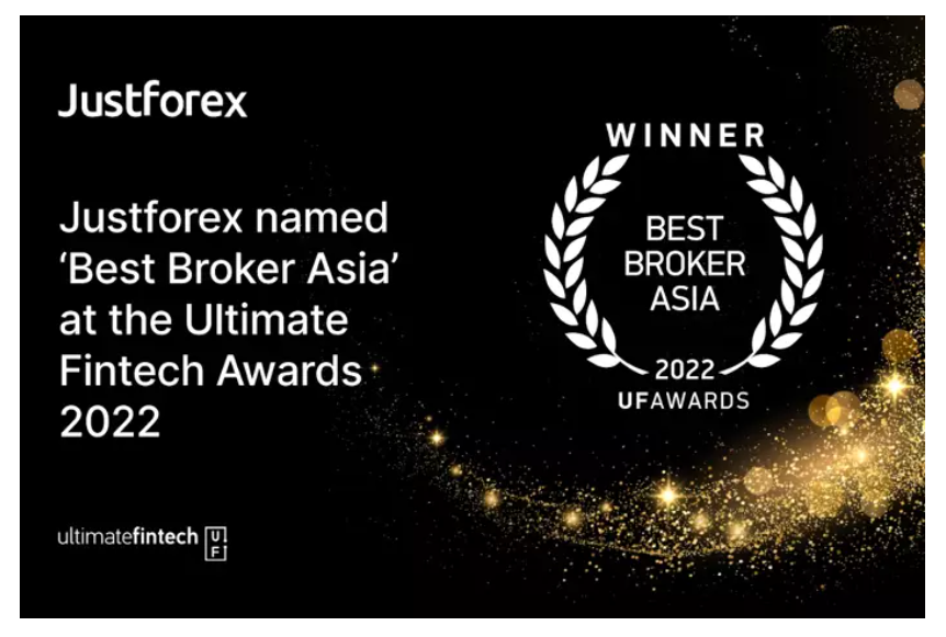 Justforex nhận giải Nhà môi giới uy tín nhất Châu Á từ Ultimate Fintech Awards 2022