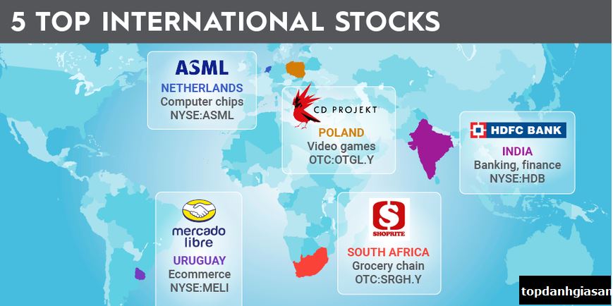Top cổ phiếu quốc tế hàng đầu cần theo dõi